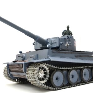 RC Panzer "German Tiger I" Heng Long 1:16 Mit Stahlgetriebe und Metallketten -2,4Ghz Fernsteuerung- UPG-A V7.0-0