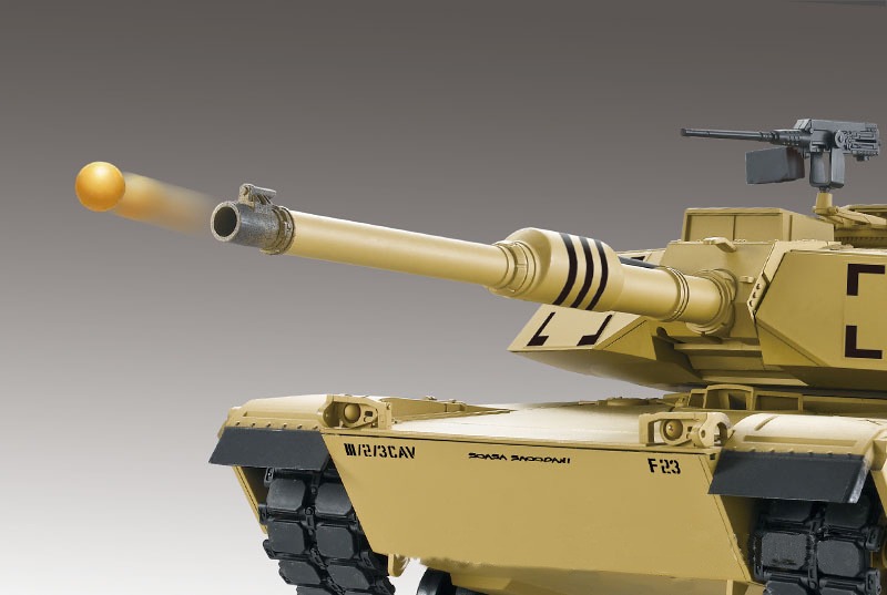 RC Panzer "M1A2 Abrams" 1:16 Heng Long -Rauch&Sound +Stahlgetriebe und 2,4Ghz -V 7.0-8205
