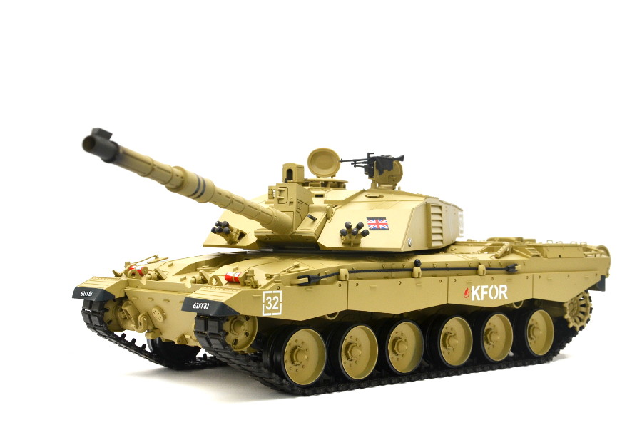 RC Panzer "Britischer Challenger 2" Heng Long 1:16 mit Rauch&Sound und Stahlgetriebe -2,4Ghz -V7.0-0