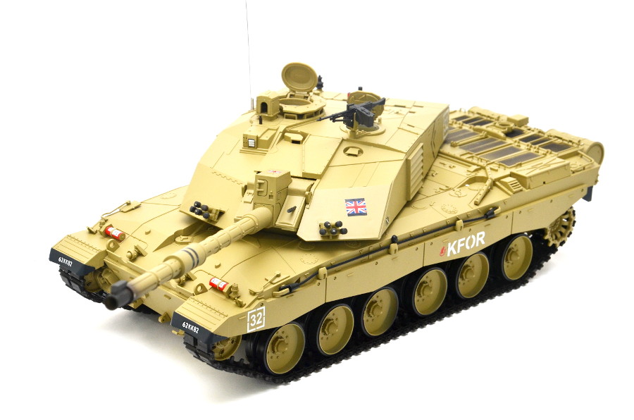 RC Panzer "Britischer Challenger 2" Heng Long 1:16 mit Rauch&Sound und Stahlgetriebe -2,4Ghz -V7.0-10885