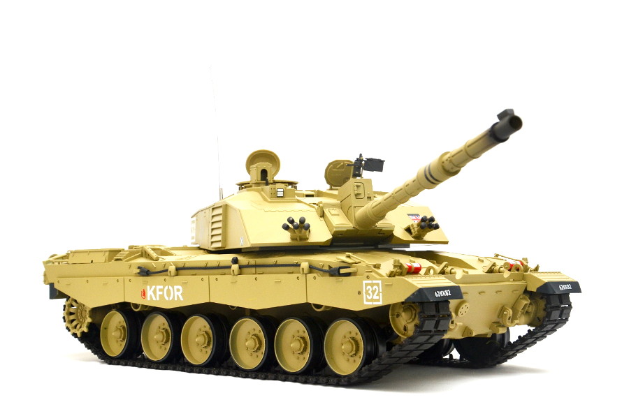 RC Panzer "Britischer Challenger 2" Heng Long 1:16 mit Rauch&Sound und Stahlgetriebe -2,4Ghz -V7.0-10882