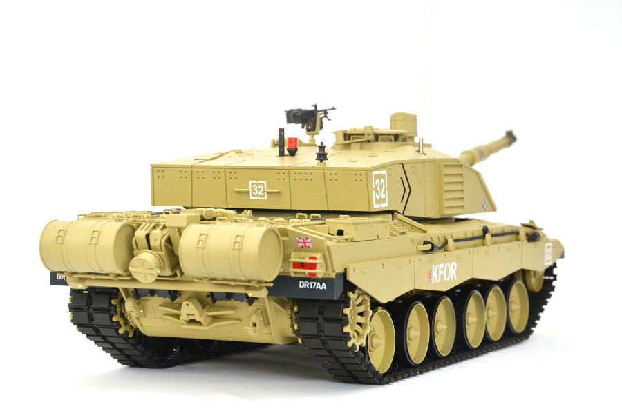 RC Panzer "Britischer Challenger 2" Heng Long 1:16 mit Rauch&Sound und Stahlgetriebe -2,4Ghz -V7.0-10876