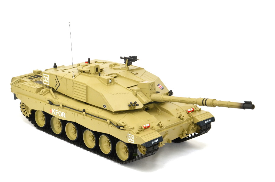 RC Panzer "Britischer Challenger 2" Heng Long 1:16 mit Rauch&Sound und Stahlgetriebe -2,4Ghz -V7.0-10871