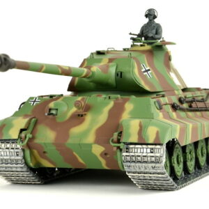 RC Panzer "Deutscher Königstiger" 1:16 Heng Long mit Rauch&Sound, Metallgetriebe,Metallketten und 2,4Ghz Funke -PRO-0
