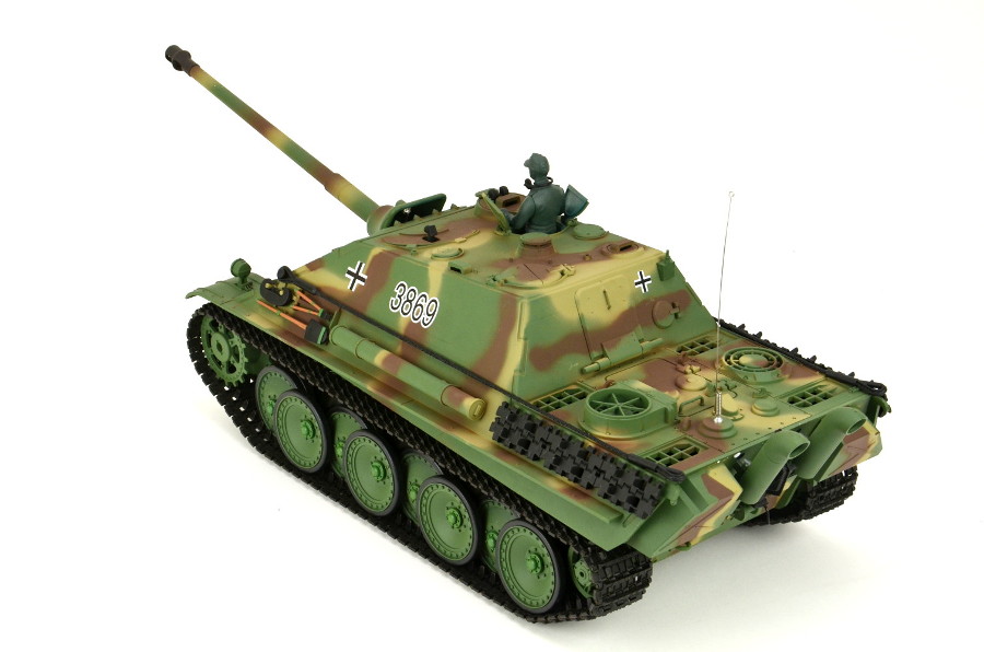 RC Panzer "Jagdpanther" Heng Long 1:16 mit Rauch&Sound und Stahlgetriebe - V7.0 - 2,4Ghz-12165