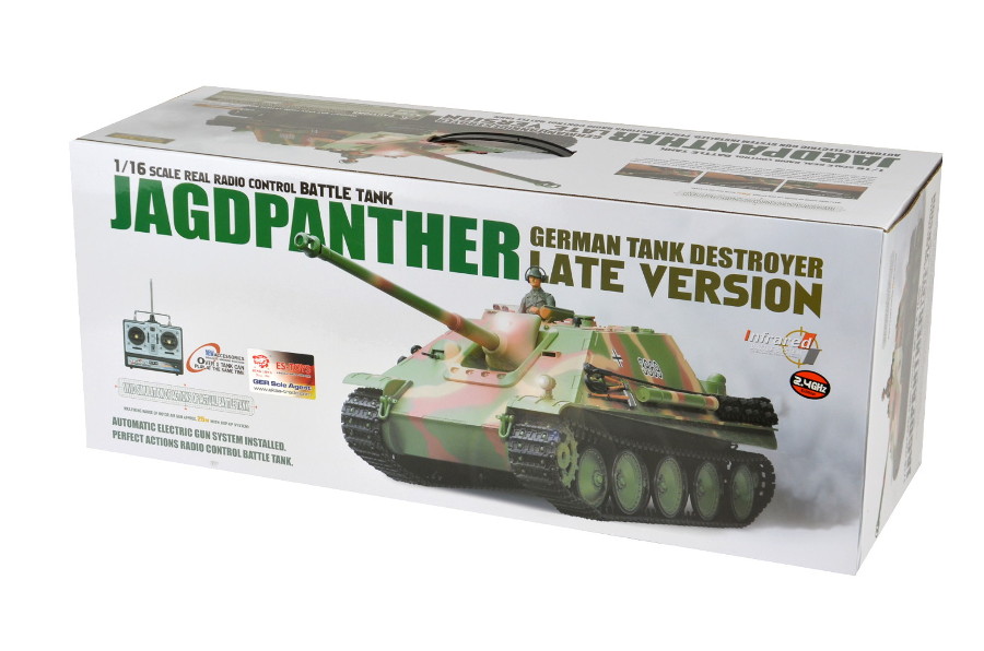 RC Panzer "Jagdpanther" Heng Long 1:16 mit Rauch&Sound und Stahlgetriebe - V7.0 - 2,4Ghz-12169