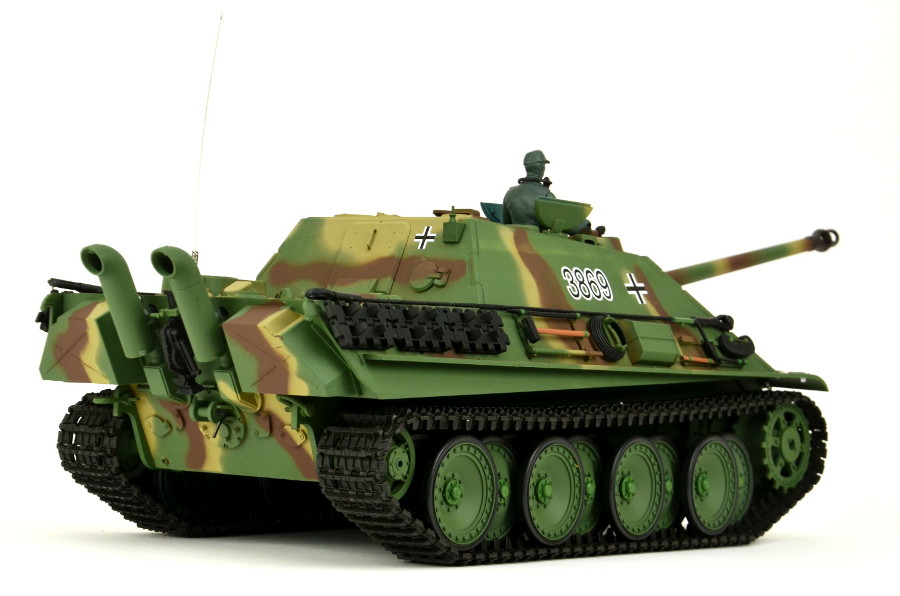 RC Panzer "Jagdpanther" Heng Long 1:16 mit Rauch&Sound und Stahlgetriebe - V7.0 - 2,4Ghz-12168