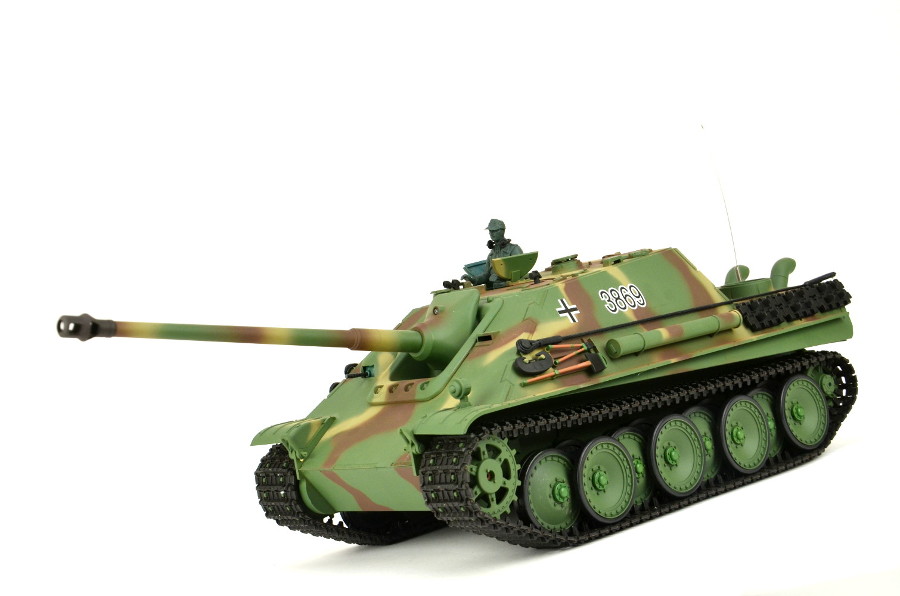 RC Panzer "Jagdpanther" Heng Long 1:16 mit Rauch&Sound und Stahlgetriebe - V7.0 - 2,4Ghz-12167