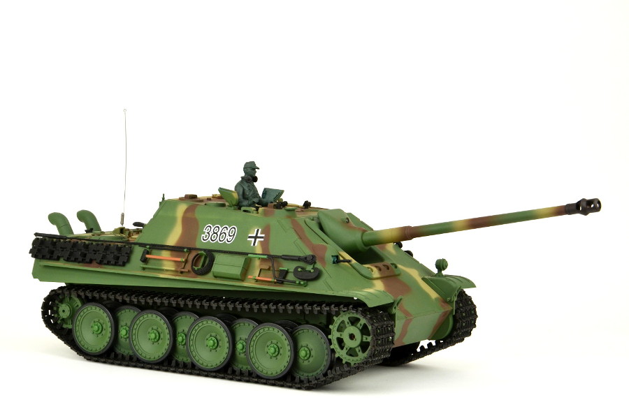 RC Panzer "Jagdpanther" Heng Long 1:16 mit Rauch&Sound und Stahlgetriebe - V7.0 - 2,4Ghz-12180