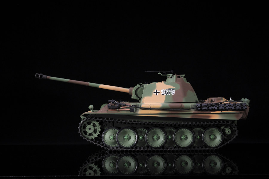 RC Panzer "Panther G" Heng Long 1:16 mit Rauch&Sound und Stahlgetriebe - 2,4Ghz -V 7.0-12752
