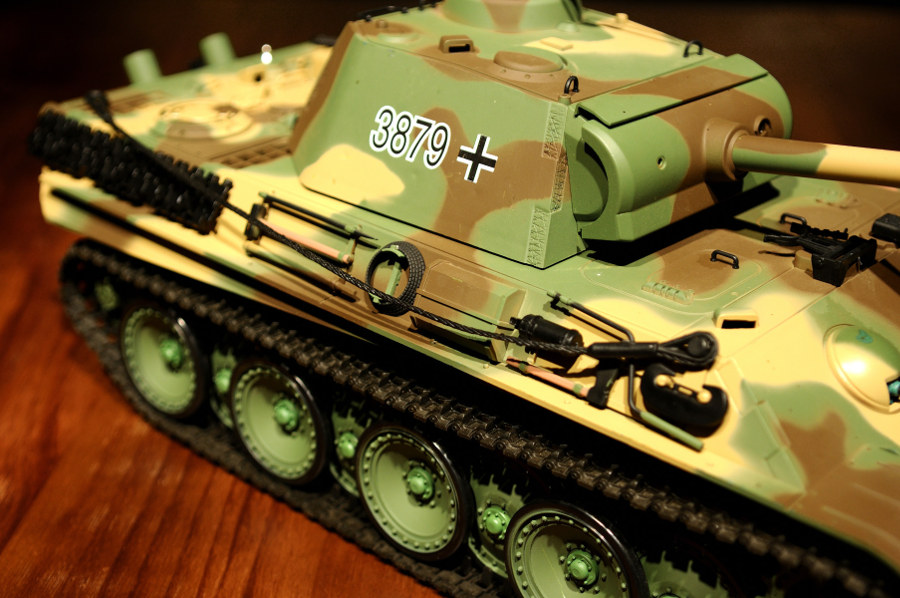 RC Panzer "Panther G" Heng Long 1:16 mit Rauch&Sound und Stahlgetriebe - 2,4Ghz -V 7.0-12745