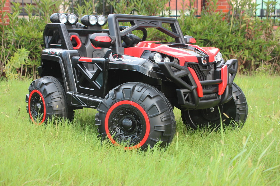 Kinderfahrzeug - Elektro Auto "Buggy 898" - 2x 12V7AH Akku und 4 Motoren- 2,4Ghz Ferngesteuert +MP3-0