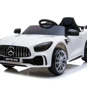 Kinderfahrzeug - Elektro Auto "Mercedes GT R" - lizenziert - 12V4,5AH, 2 Motoren- 2,4Ghz Fernsteuerung, MP3, Ledersitz+EVA-0