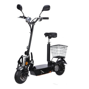 E-Scooter bis zu 35 km/h schnell - 25km Reichweite, 36V | 1000W | 12AH Akku, mit Straßenzulassung -BEEC-0