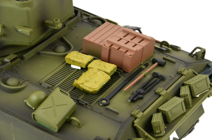 RC Panzer "US M4A3 Sherman" Heng Long 1:16 mit Rauch&Sound+Stahlgetriebe und 2,4Ghz -V 7.0 - Upg-14542