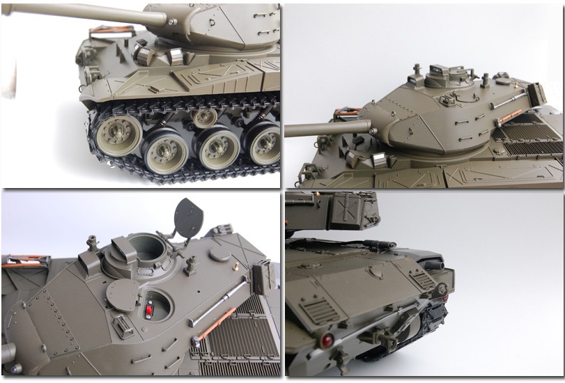 RC Panzer M41 A3 "WALKER BULLDOG" Heng Long -Rauch&Sound+Stahlgetriebe und 2,4Ghz -V 7.0-14508