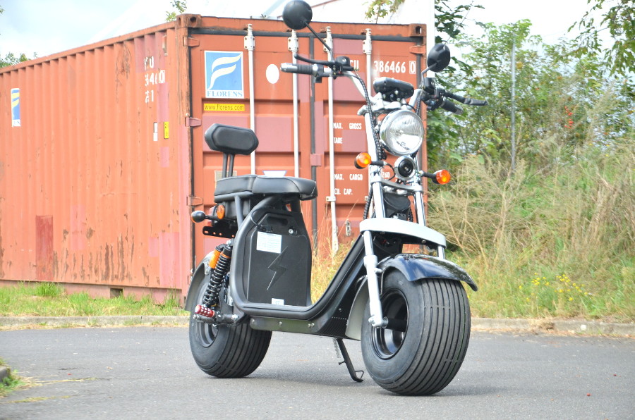 Coco Bike Fat E-Scooter mit Straßenzulassung bis zu 40 km/h schnell - 45km Reichweite, 60V | 1500W | 20AH Akku-14734