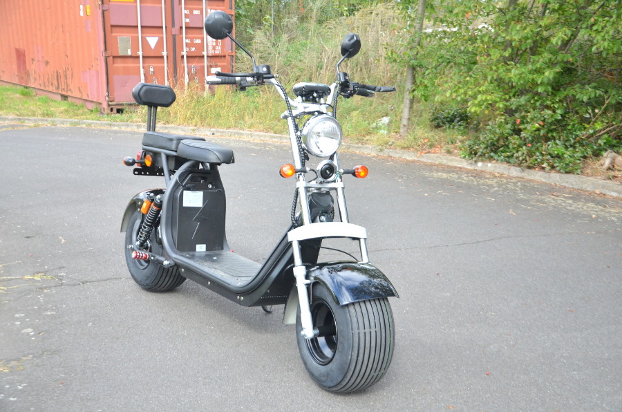 Coco Bike Fat E-Scooter mit Straßenzulassung bis zu 40 km/h schnell - 45km Reichweite, 60V | 1500W | 20AH Akku-14737