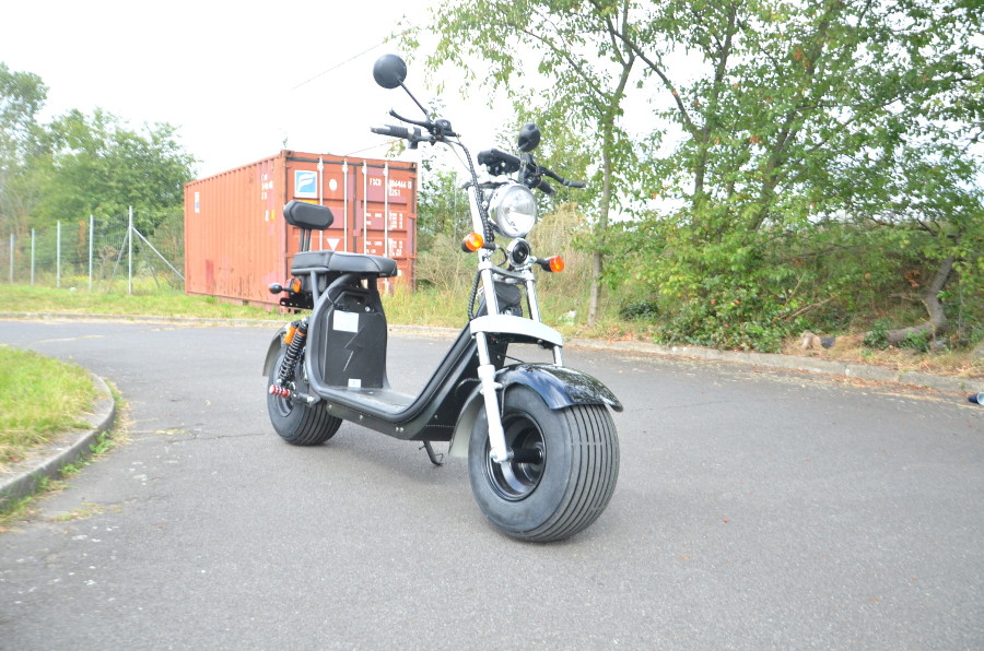 Coco Bike Fat E-Scooter mit Straßenzulassung bis zu 40 km/h schnell - 45km Reichweite, 60V | 1500W | 20AH Akku-14730