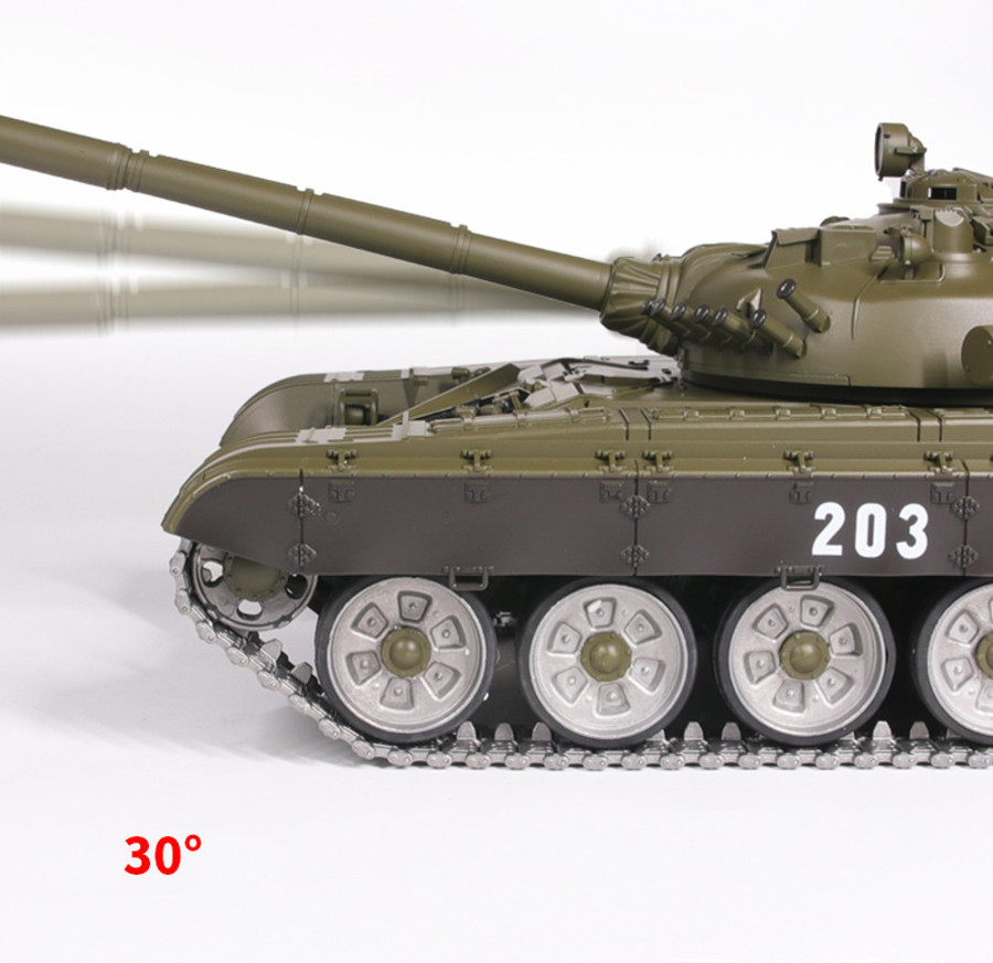 RC Panzer "Russicher T-72" Heng Long 1:16 mit Rauch&Sound und Stahlgetriebe -2,4Ghz V 7.0 - PRO-14923