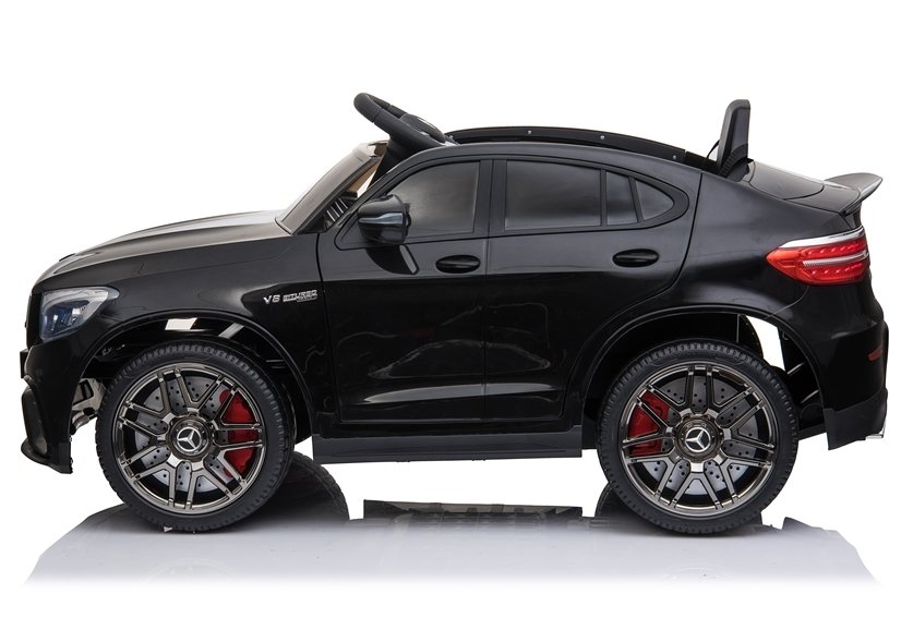 Kinderfahrzeug - Elektro Auto "Mercedes GLC63S - M" - lizenziert - 12V7AH Akku,4 Motoren+ 2,4Ghz+Ledersitz+EVA-15623