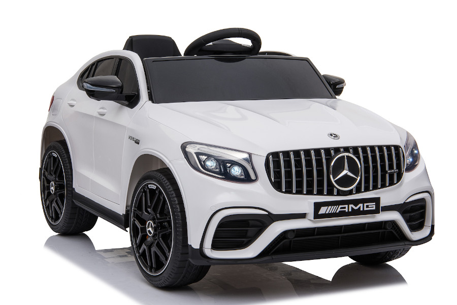 Kinderfahrzeug - Elektro Auto "Mercedes GLC63S - M" - lizenziert - 12V7AH Akku,4 Motoren+ 2,4Ghz+Ledersitz+EVA-0