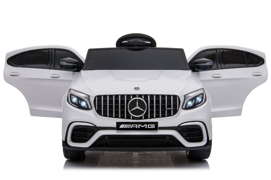 Kinderfahrzeug - Elektro Auto "Mercedes GLC63S - M" - lizenziert - 12V7AH Akku,4 Motoren+ 2,4Ghz+Ledersitz+EVA-15039