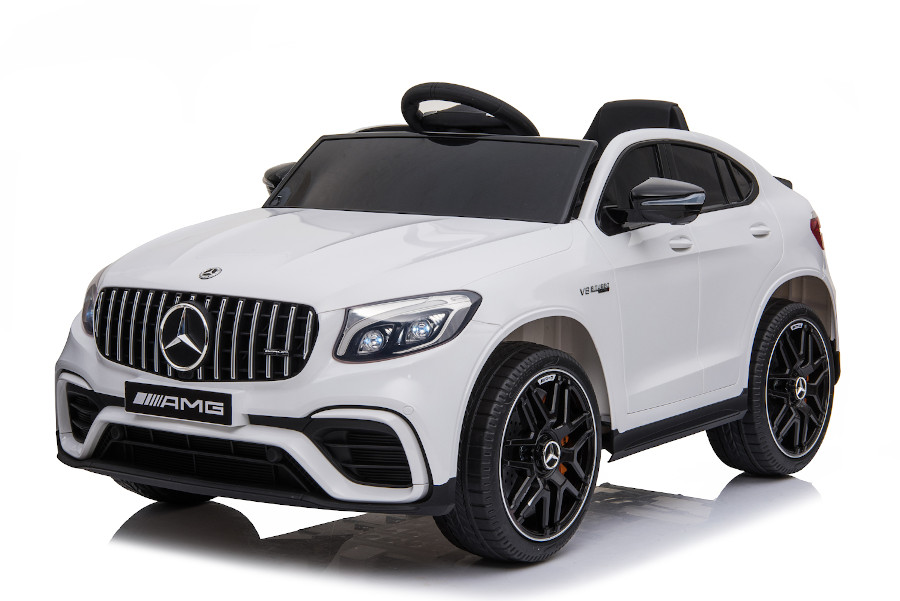 Kinderfahrzeug - Elektro Auto "Mercedes GLC63S - M" - lizenziert - 12V7AH Akku,4 Motoren+ 2,4Ghz+Ledersitz+EVA-15037