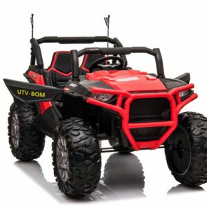 Kinderfahrzeug - Elektro Auto "Buggy 999" - 12V10AH Akku,4 Motoren- 2,4Ghz, Allrad+2 Sitzer+Ledersitz+EVA-0