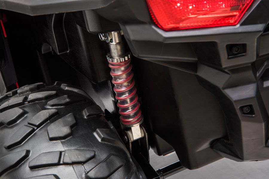 Kinderfahrzeug - Elektro Auto "Buggy 999" - 12V10AH Akku,4 Motoren- 2,4Ghz, Allrad+2 Sitzer+Ledersitz+EVA-18114