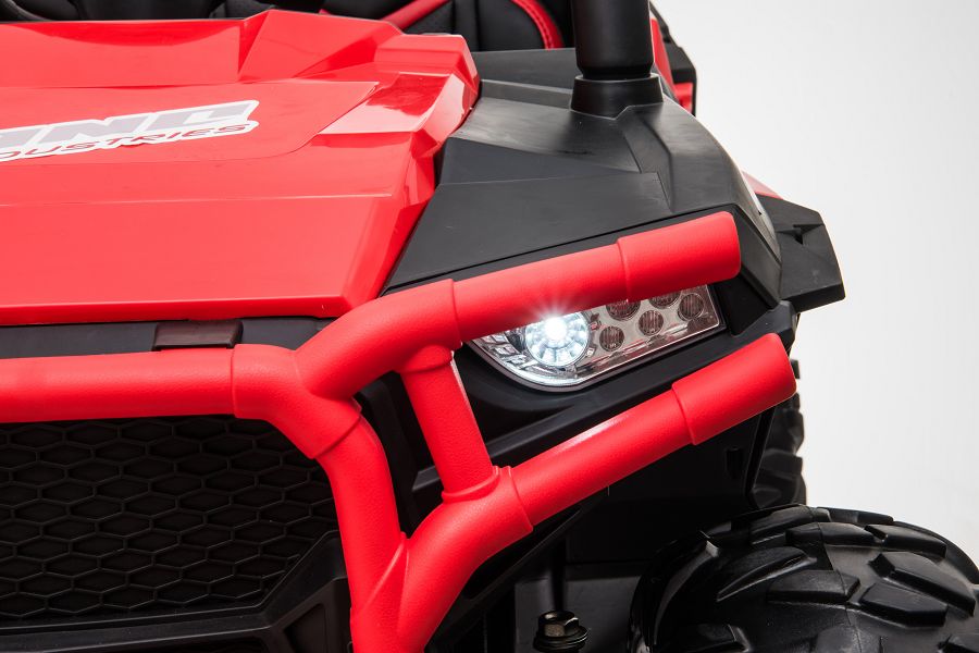 Kinderfahrzeug - Elektro Auto "Buggy 999" - 12V10AH Akku,4 Motoren- 2,4Ghz, Allrad+2 Sitzer+Ledersitz+EVA-18119