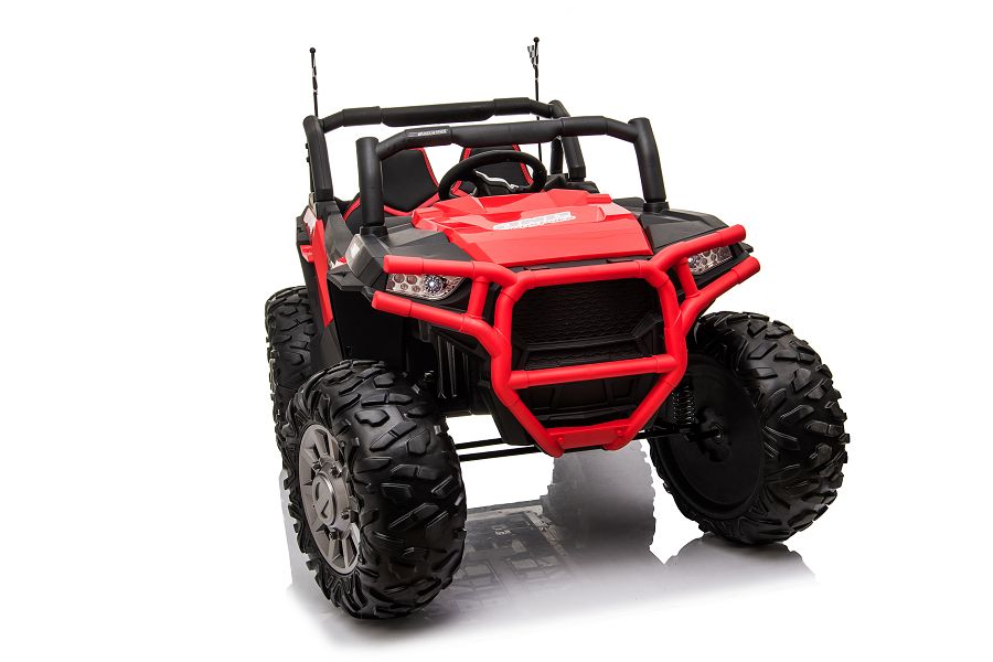 Kinderfahrzeug - Elektro Auto "Buggy 999" - 12V10AH Akku,4 Motoren- 2,4Ghz, Allrad+2 Sitzer+Ledersitz+EVA-18108