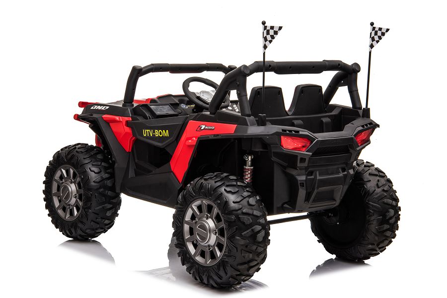 Kinderfahrzeug - Elektro Auto "Buggy 999" - 12V10AH Akku,4 Motoren- 2,4Ghz, Allrad+2 Sitzer+Ledersitz+EVA-18110