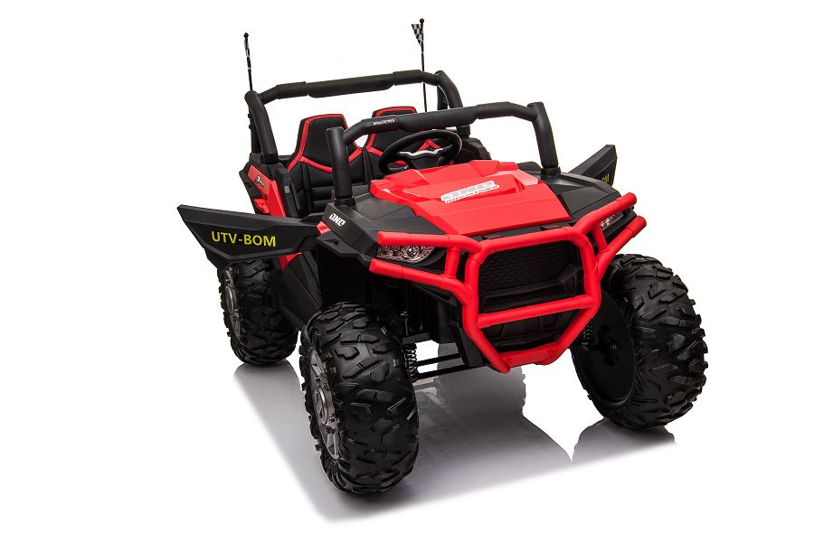 Kinderfahrzeug - Elektro Auto "Buggy 999" - 12V10AH Akku,4 Motoren- 2,4Ghz, Allrad+2 Sitzer+Ledersitz+EVA-18113