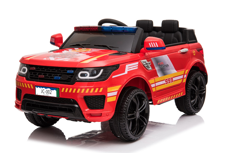 Kinderfahrzeug - Elektro Auto "Feuerwehr RR002" - 12V7AH Akku,2 Motoren- 2,4Ghz Fernsteuerung, MP3+Sirene-15177