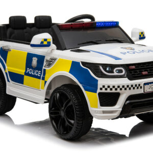 Kinderfahrzeug - Elektro Auto "Polizei RR002" - 12V7AH Akku,2 Motoren- 2,4Ghz Fernsteuerung, MP3+Sirene-0