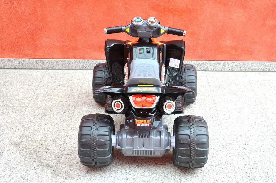 Kinderfahrzeug - Elektro Kinderquad Schwarz, 2x12V Motoren - 12V7Ah Akku-15488