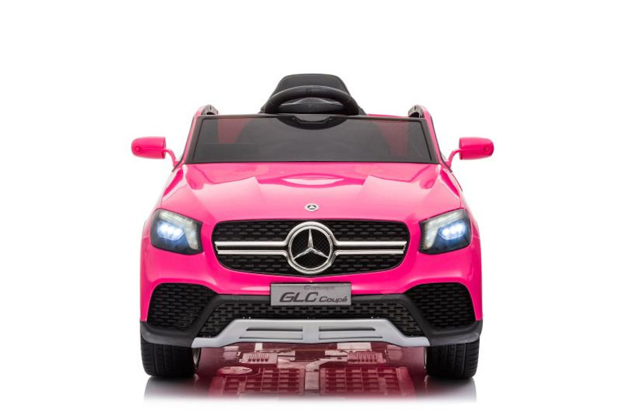 Kinderfahrzeug - Elektro Auto "Mercedes GLC" - lizenziert - 12V Akku,2 Motoren+ 2,4Ghz+Ledersitz+EVA-Pink-15381