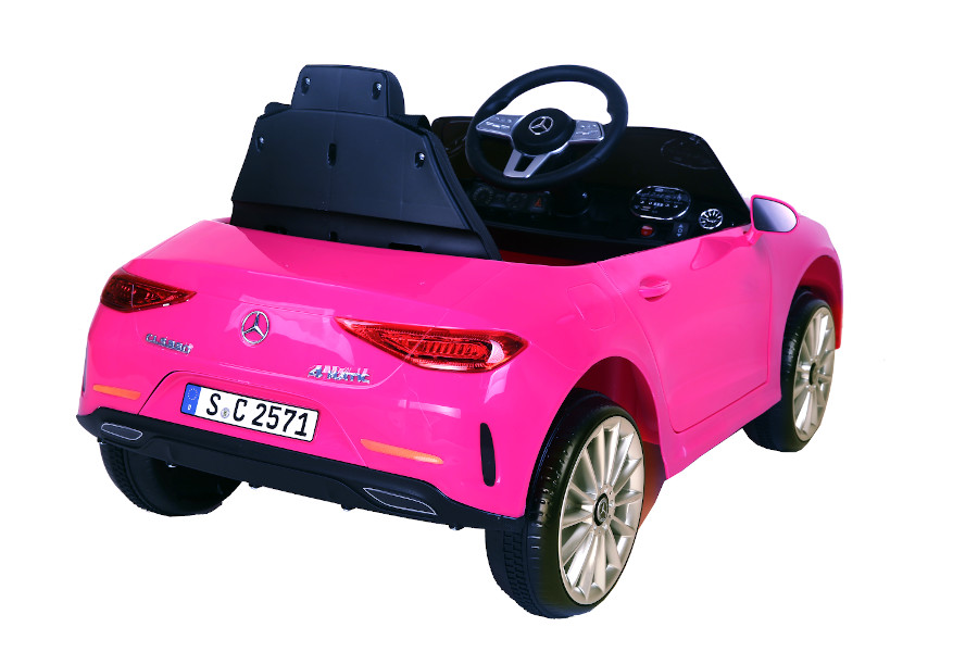 Kinder Elektroauto "Mercedes CLS350" - lizenziert - 12V, 2 Motoren- 2,4Ghz Fernsteuerung, MP3, Ledersitz+EVA-16268