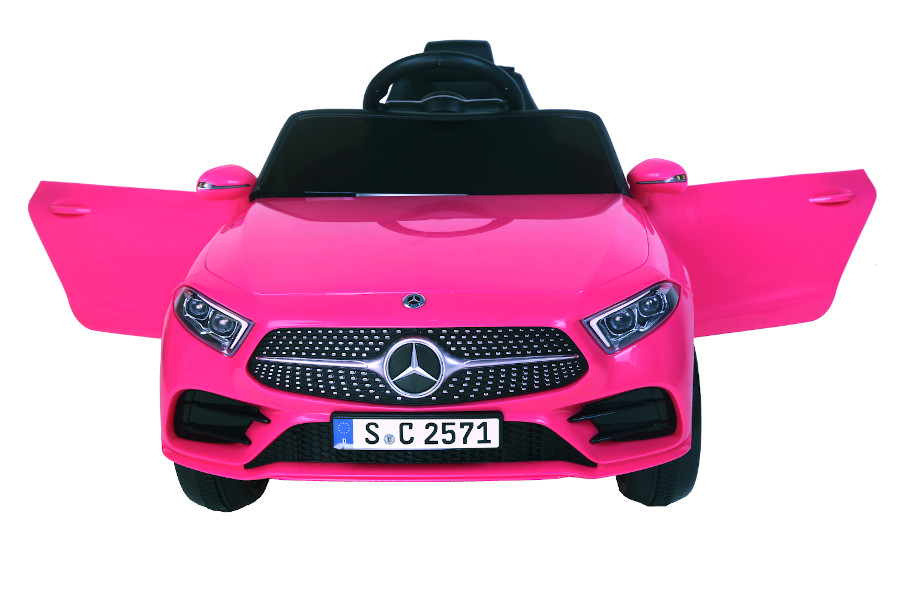 Kinder Elektroauto "Mercedes CLS350" - lizenziert - 12V, 2 Motoren- 2,4Ghz Fernsteuerung, MP3, Ledersitz+EVA-16270