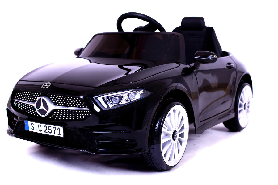 Kinder Elektroauto "Mercedes CLS350" - lizenziert - 12V, 2 Motoren- 2,4Ghz Fernsteuerung, MP3, Ledersitz+EVA-0