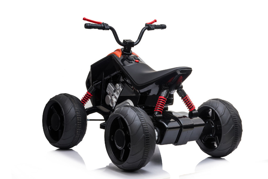Kinderfahrzeug - Elektro Kinderquad "718" 2x35W, 12V7Ah - Orange-Schwarz-15534