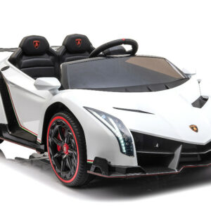 Kinderfahrzeug - Elektro Auto "Lamborghini Veneno" - lizenziert - 12V10AH, 4 Motoren- 2,4Ghz Fernsteuerung, MP3, Ledersitz+EVA+Allrad+2 Sitzer-0