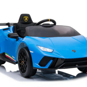Elektro Kinderauto "Lamborghini Huracan" - lizenziert - 12V Akku, 2 Motoren- 2,4Ghz Fernsteuerung, MP3, Ledersitz+EVA-0