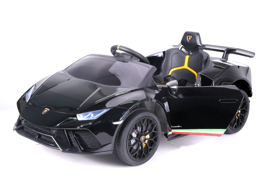 Elektro Kinderauto "Lamborghini Huracan" - lizenziert - 12V Akku, 2 Motoren- 2,4Ghz Fernsteuerung, MP3, Ledersitz+EVA-16512