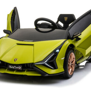 Elektro Kinderauto "Lamborghini Sian" - lizenziert - 12V Akku, 2 Motoren- 2,4Ghz Fernsteuerung, MP3, Ledersitz+EVA-0