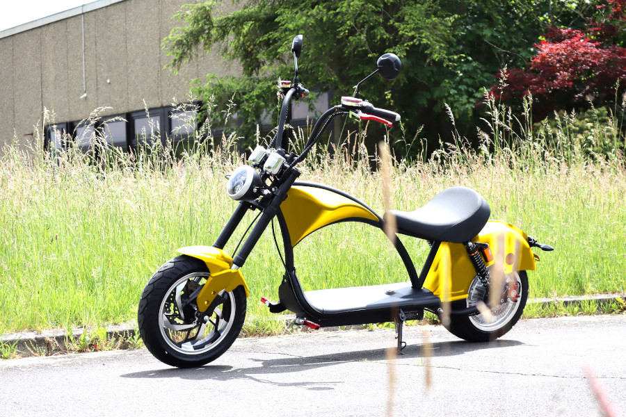 Elektro Scooter Coco Bike E-Chopper mit Straßenzulassung bis zu 48 km/h schnell - ca. 50 km Reichweite, 60V | 2000W | 20AH Akku-15899