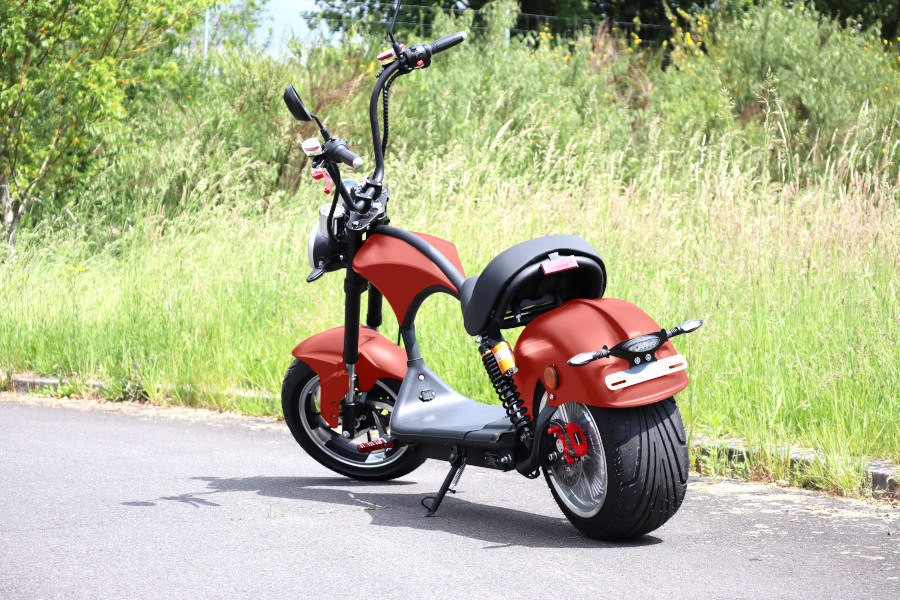 Elektro Scooter Coco Bike E-Chopper mit Straßenzulassung bis zu 48 km/h schnell - ca. 50 km Reichweite, 60V | 2000W | 20AH Akku-15900