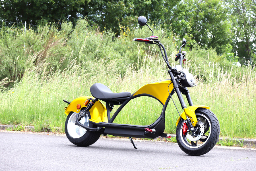 Elektro Scooter Coco Bike E-Chopper mit Straßenzulassung bis zu 48 km/h schnell - ca. 50 km Reichweite, 60V | 2000W | 20AH Akku-15896