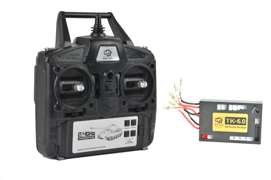 Fernsteuerung + Hauptplatine für Heng Long Panzer - 2,4Ghz - Version 6.0s-0